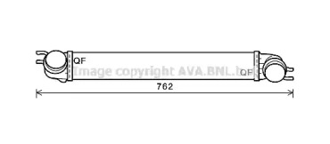 AVA QUALITY COOLING bwa4425 -  Интеркулер
